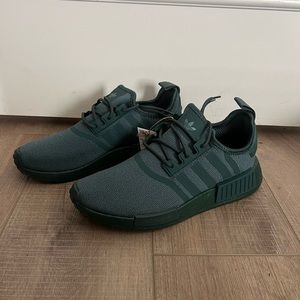 Green Adidas NMD's, Size 9